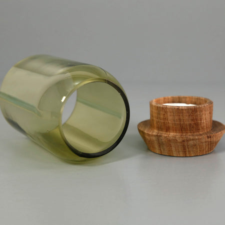 Recycled Bottle Tealight Candle Holder / Tall