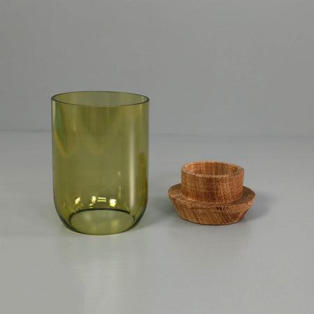 Recycled Bottle Tealight Candle Holder / Tall