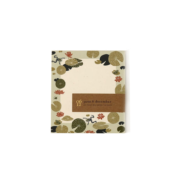 Recycled Notepad / Lily Pond