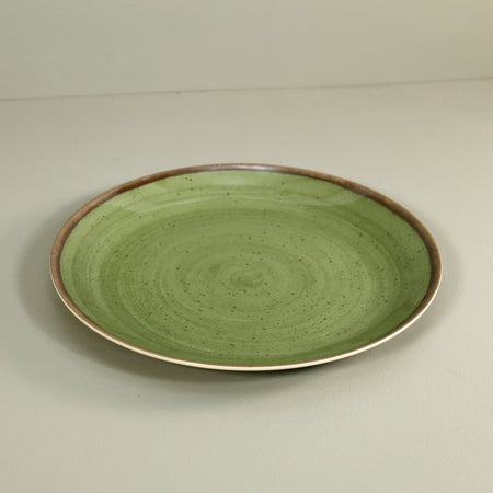 Retreat Green Melamine Dinner Plate