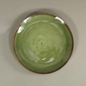 Retreat Green Melamine Dinner Plate