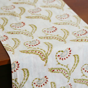 Jenny Rose Block Print Runner / 13" x 60"