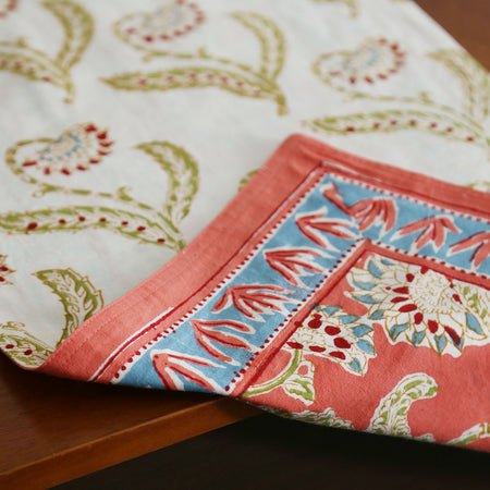 Jenny Rose Block Print Runner / 13" x 60"