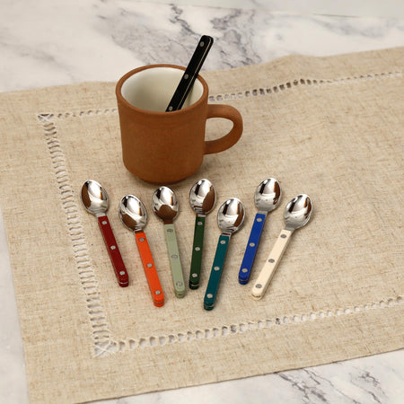 Sabre Bistrot Espresso Spoon / Shiny / Green