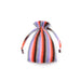 Baggu Pleated Bag / Gradient Stripe Poppy & Lilac