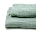 Luxury Muslin Bath Linens / Sage Green