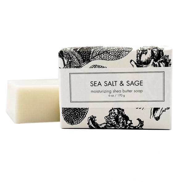 Shea Butter Soap Bar / Sea Salt & Sage