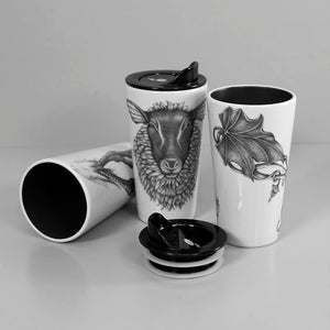 Laura Zindel Ceramic Tumbler / Tall Hare