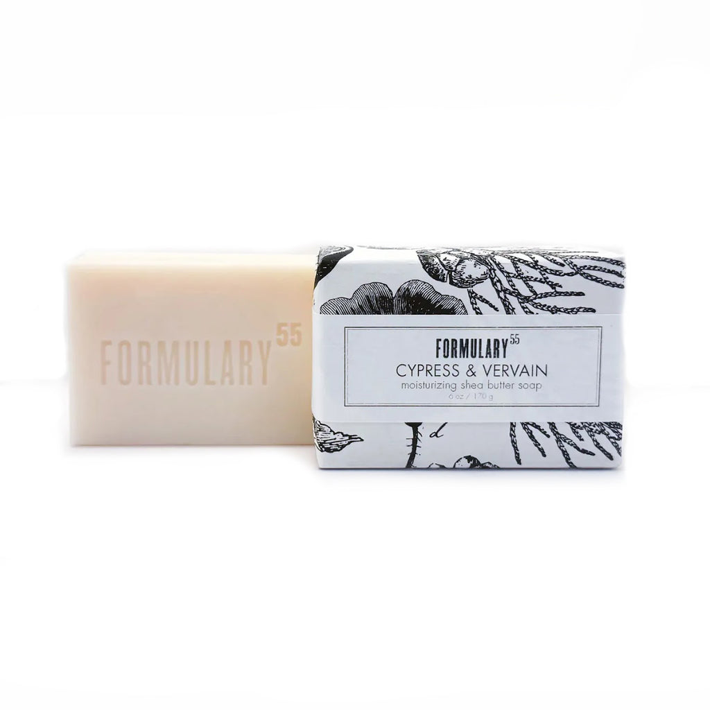 Shea Butter Soap Bar / Cypress & Vervain