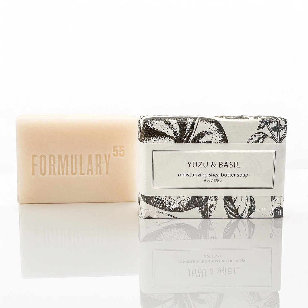 Shea Butter Soap Bar / Yuzu & Basil