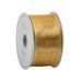 Sheer Gold Wired Ribbon Roll