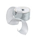 Sheer Silver Wired Ribbon Roll