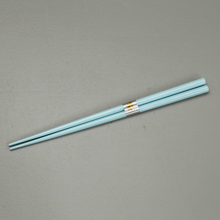 Japanese Style Chopsticks / Sky Blue Wood