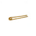 Raw Brass Loop Hair Pin / Short