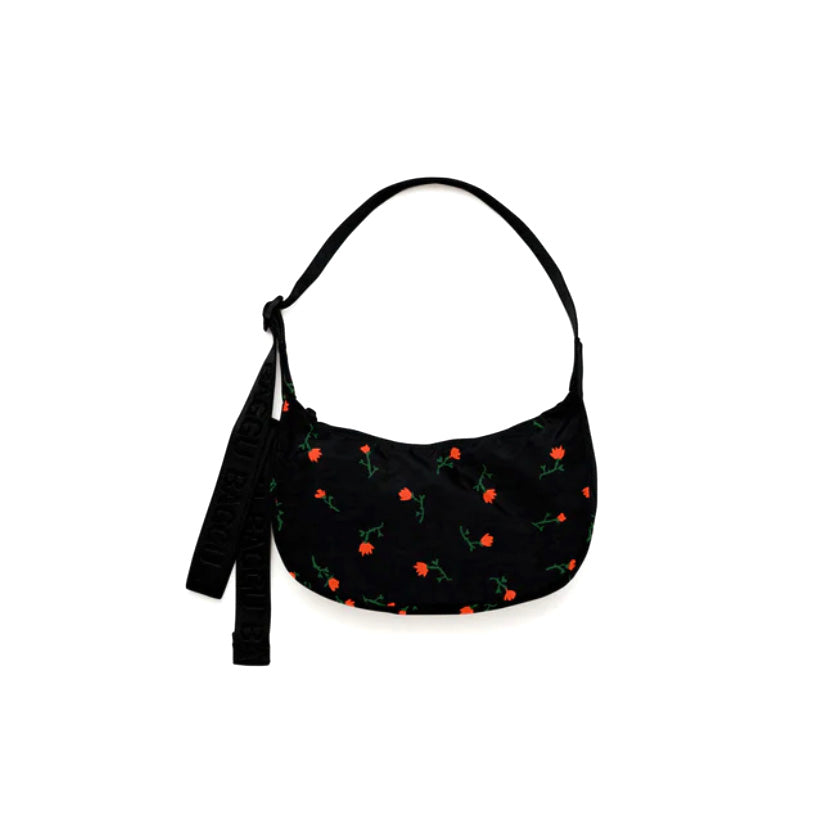 Baggu Small Crescent Bag / Painted Wildflower