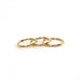 Smooth Stacking Ring / Gold Plate