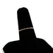 14K Solid Gold Thin Stacker Ring