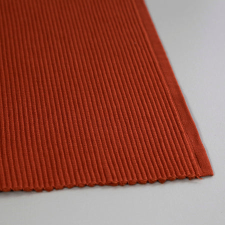 Cotton Spectrum Placemats / Rust