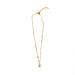 Square Pearl Necklace / Gold Plated