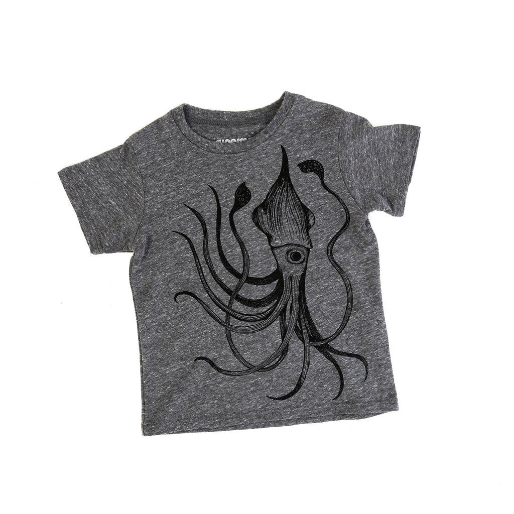 Supermaggie Organic Cotton Kid's Tee / Squid Gray