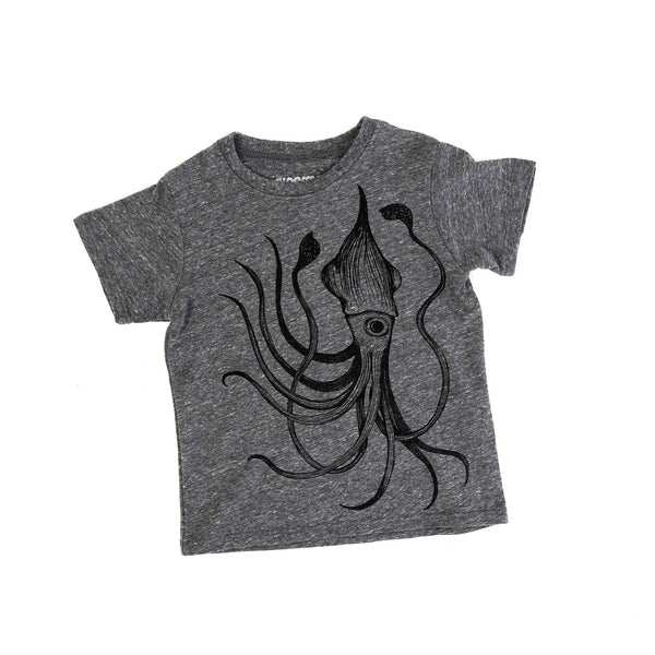 Supermaggie Organic Cotton Kid's Tee / Squid Gray