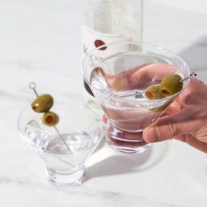 Stemless Martini Glasses / Set of 2