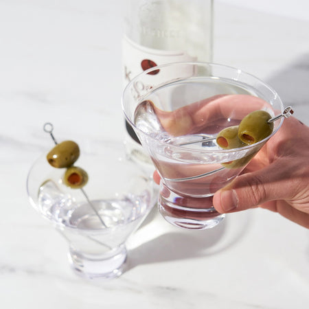 Stemless Martini Glasses / Set of 2