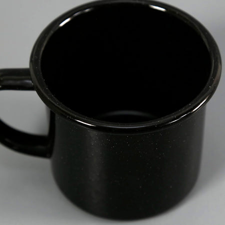 Stinson Enamelware Mug 12oz / Black Speckle