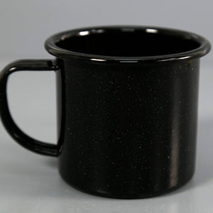 Stinson Enamelware Mug 12oz / Black Speckle