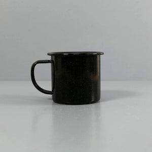 Stinson Enamelware Mug 12oz / Black Speckle