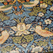 William Morris Strawberry Thief Melamine Serving Tray / Blue