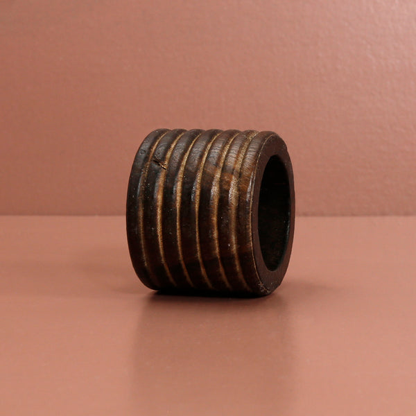 Wood Napkin Ring / Striped