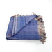 Turkish Cotton King Throw / Blue