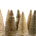 Fiber Bottle Brush Trees Set / Whites