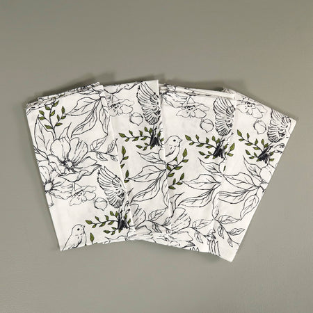 Sumner Screen Printed Cotton Napkins / 4pc