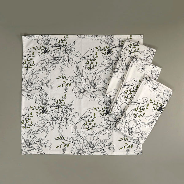 Sumner Screen Printed Cotton Napkins / 4pc