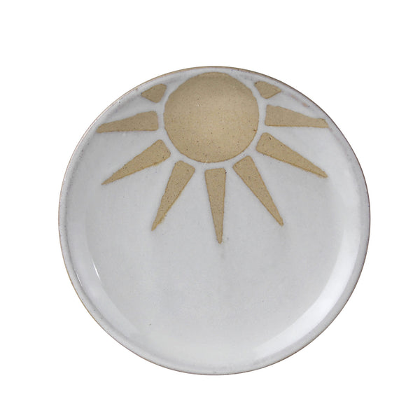 Ceramic Trinket Tray / Sun