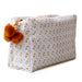 Block Print Toiletry Bag / Sunburst Honey