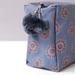 Block Print Toiletry Bag / Sunflower Blue