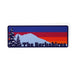Berkshires Sticker / Winter Sunset Stripes