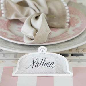 Hester & Cook Paper Place Cards / Serving Dome Place Card