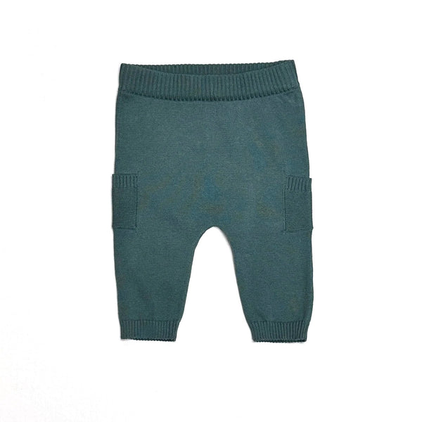 Baby Sweater Knit Pants / Teal