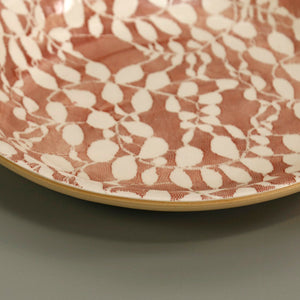 Terrafirma 13" Handled Round Platter / Aspen / Poppy