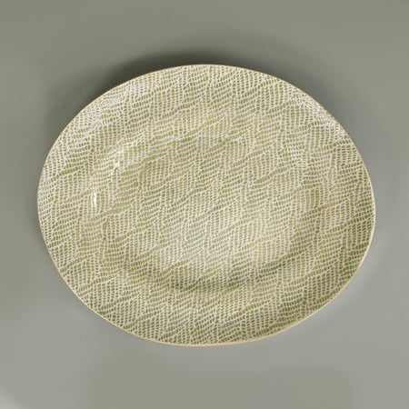 Terrafirma Banquet Oval Platter / Braid / Citrus