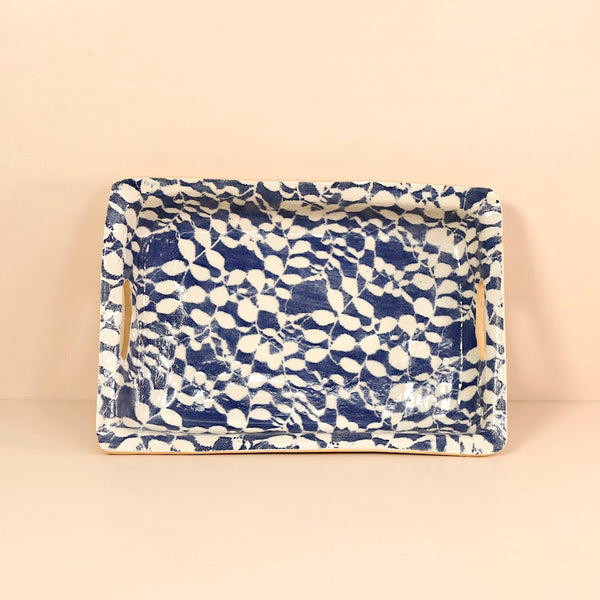 Terrafirma Buffet Tray / Aspen / Cobalt