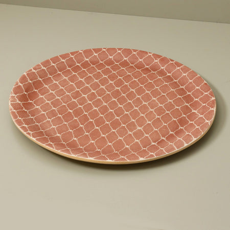 Terrafirma Charger Plate / Poppy / Arabesque