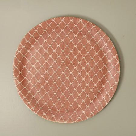 Terrafirma Charger Plate / Poppy / Arabesque