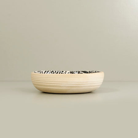 Terrafirma Dessert Bowl / Braid / Black