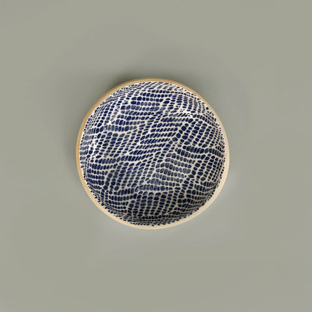 Terrafirma Dessert Bowl / Braid / Cobalt