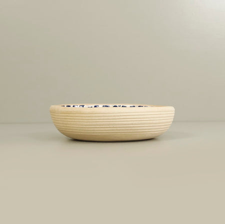 Terrafirma Dessert Bowl / Dot / Cobalt